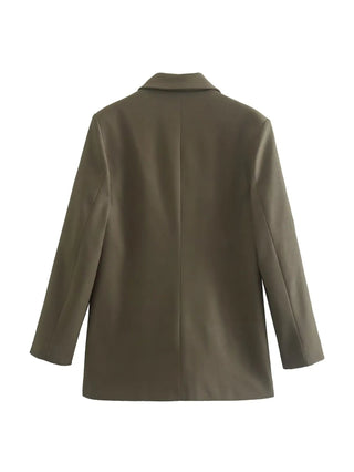 TRAF Office Blazer Women Winter Alodia Store