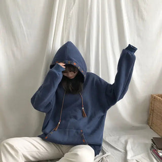 New in Sweatshirts Hoodies Autumn Winter Y2k Tops Clothes Women Sweatshirt Japanese Fashion Longsleeve Crewneck Korean Woman Emo Alodia Store