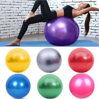 Yoga Ball Fitness Balls Sports Pilates Birthing Fitball Exercise Training Workout Massage Ball Gym ball 45cm Alodia Store