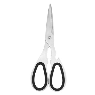 Stainless Steel Kitchen Scissors Multi Functional Household Food Scissors Fruit and Walnut Scissors Can Open The Bottle Cap Alodia Store
