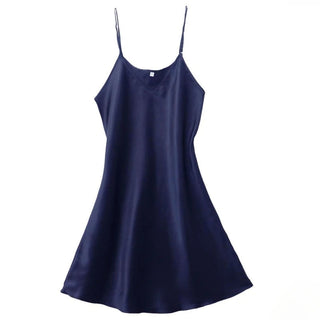 Dress Silk Satin Home Service Summer Nighty Alodia Store