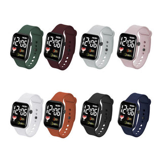 Digital Smart sport watch Women watches digital led electronic wristwatch fitness wristwatch Men kids hours hodinky Alodia Store