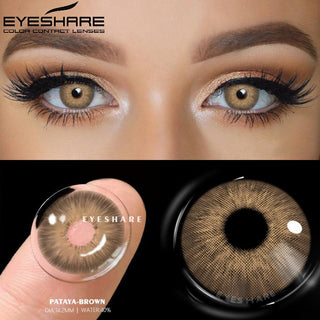 EYESHARE 1 Pair Color Contact Lenses For Eyes Pattaya Natural Yearly Use Lenses Blue Multicolored Contact Lens Beauty Pupils Alodia Store