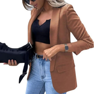 Cardigan Blazer Outerwear Alodia Store