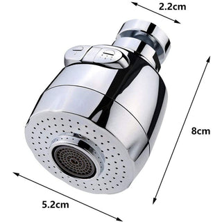 2021 360 Degree Swivel Kitchen Faucet Aerator Adjustable Dual Mode Sprayer Filter Diffuser Water Saving Nozzle Faucet Connector alodia store