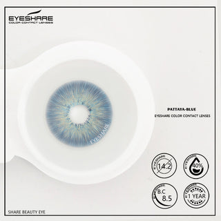 EYESHARE 1 Pair Natural Color Lens Eyes Yearly Color Contact Lenses for Eyes Beauty Contact Lenses Eye Cosmetic Color Lens Eyes Alodia Store