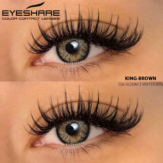 EYESHARE 1 Pair Natural Color Lens Eyes Yearly Color Contact Lenses for Eyes Beauty Contact Lenses Eye Cosmetic Color Lens Eyes Alodia Store