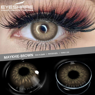 EYESHARE Eye Contacts 1pair YUCCA Series Gray Color Lenses Colored Contact Lens Beauty Eyes Cosmetic Eyecontact Contactlen Alodia Store