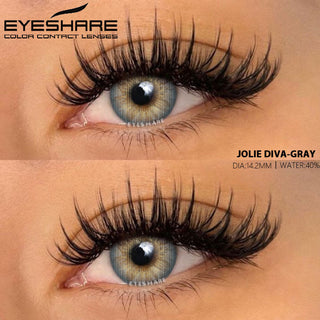 EYESHARE 1 Pair Natural Color Lens Eyes Yearly Color Contact Lenses for Eyes Beauty Contact Lenses Eye Cosmetic Color Lens Eyes Alodia Store