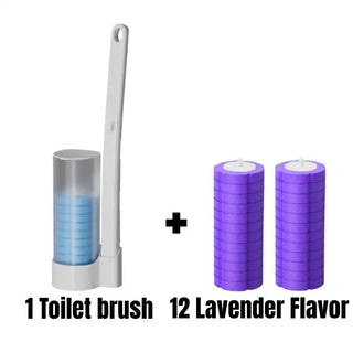 Disposable Toilet Brush Cleaner With Long Handle Bathroom - Alodia Store
