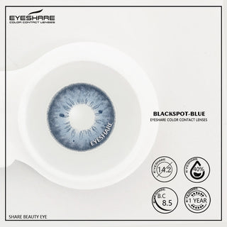 EYESHARE Natural Color Lens Eyes 2pcs Color Contact Lenses For Eye Blue Beauty Contact Lenses Eye Yearly Cosmetic Color Lens Alodia Store