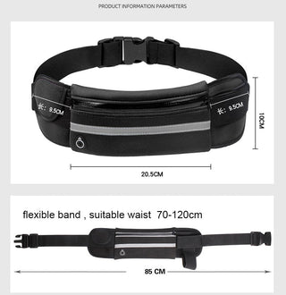 Sports Fanny Pack Women Running Waist Bag Men Belt bag Phone Gym Bag Water Hydration Backpack Running Accessories Alodia Store