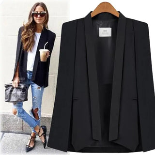 Coat Women Lapel Split Cloak Jacket Alodia Store