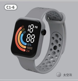 Child Watch Ultra Light LED Digital Watch for Kids Boy Girl Sports Military Silicone Wristband Electronic Clock relogio infantil Alodia Store