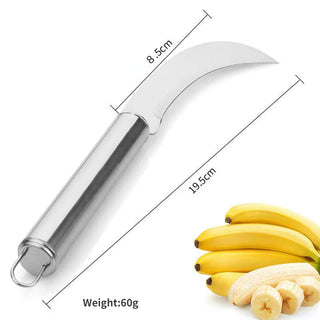 1 Piece Stainless Steel Kitchen Tools Pineapple Knife Vegetable & Fruit Peeler Coconut Mango Banana Wooden Handle Cutter Alodia Store