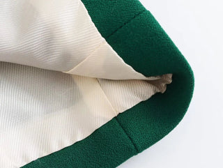 TRAF Green Women's Blazer Tailoring Double Breasted Blazer Alodia Store