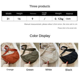 Casual Nylon Hobos Crossbody Bag for Women Alodia Store