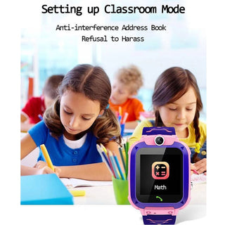 Kids Smart Watch 2023 New SOS Smartwatch For Children Sim Card LBS Location Photo Waterproof Gift For Boys and Girls IOS Android Alodia Store