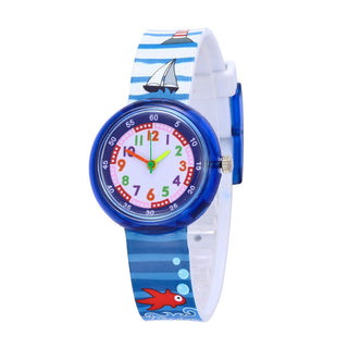 Cartoon bee flower watch children fashion casual unicorn pony kids quartz watches for student boys girls clock girl watch Alodia Store