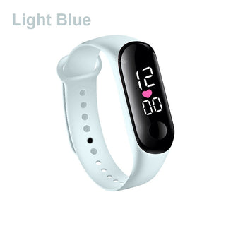 M3 Kids Digital Watches Adjustable Silicone Strap Waterproof Children's Watch Boys Sports Wrist Electronic Smart Watch For Kids Alodia Store