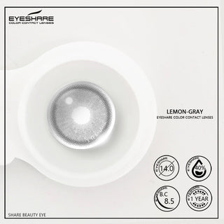 EYESHARE 1 Pair Natural Color Lens Eyes Yearly Color Contact Lenses for Eyes Beauty Contact Lenses Eye Cosmetic Color Lens Eyes Alodia Store