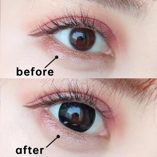 OVOLOOK-2pcs/Pair Contact Lenses Free Shipping Big Black Lenses for Eyes Beauty Pupils Comestic Eye Color Lens 14.5mm Yearly Alodia Store