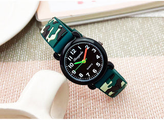 camouflage silicone strap quartz watches children kids students digital cool waterproof clocks Alodia Store