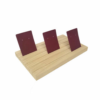 Fashion Wood Jewelry Display Necklace Charms Jewelry Display Tray Pendant Earrings Card Style Pendant Display Card Alodia Store