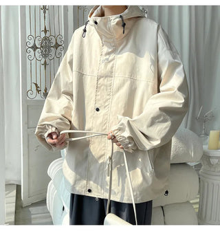 Hooded Jacket for Men Bomber Jacket ALODIA STORE