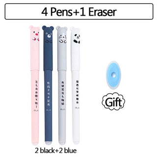 30 Pcs/set 0.35mm Kawaii Erasable Pens for Writing Notebooks Girls Cute alodia store