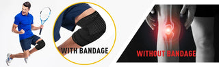 1Pcs Elastic Compression Knee Bandages Fitness Pressurized Straps for Gym Weight Lifting Squats Leg Compression Training Wraps Alodia Store