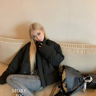 Thick Vintage baggy Down Jacket Alodia Store