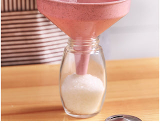 1pc Plastic Funnel Kitchen Oil and Wine Liquid Dispenser Funnel Large Caliber Can Be Hung Funnel Kitchen Tools Funnel Alodia Store