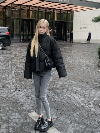 Thick Vintage baggy Down Jacket Alodia Store