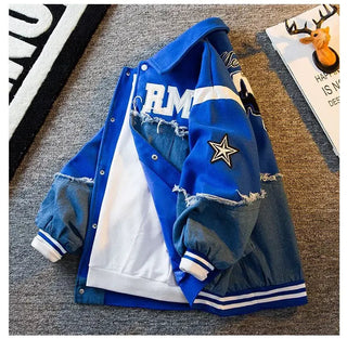 American retro denim jacket Alodia Store