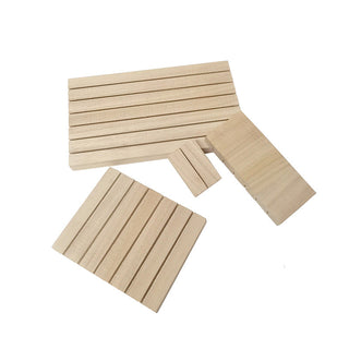 Fashion Wood Jewelry Display Necklace Charms Jewelry Display Tray Pendant Earrings Card Style Pendant Display Card Alodia Store