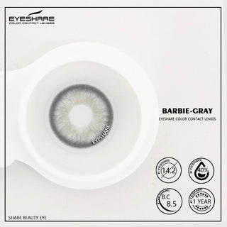 EYESHARE Color Contact Lenses for Eyes 2pcs Natural Brown Contact Lenses Gray Blue Lenses Yearly Beautiful Pupil Contact Lenses Alodia Store