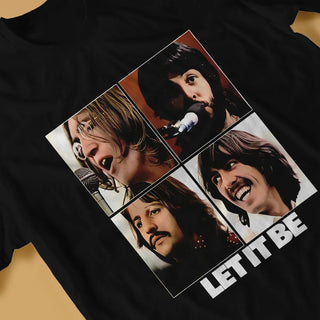 The Beatle Band Let IT BE T Shirt Grunge Men Tees Summer Clothing Polyester Crewneck TShirt ALODIA STORE