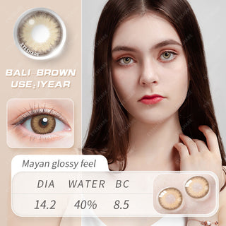 EYESHARE Eye Contacts 1pair YUCCA Series Gray Color Lenses Colored Contact Lens Beauty Eyes Cosmetic Eyecontact Contactlen Alodia Store