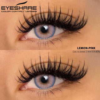 EYESHARE 1 Pair Natural Color Lens Eyes Yearly Color Contact Lenses for Eyes Beauty Contact Lenses Eye Cosmetic Color Lens Eyes Alodia Store