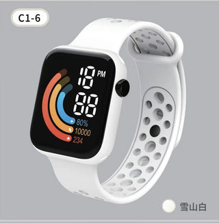 Child Watch Ultra Light LED Digital Watch for Kids Boy Girl Sports Military Silicone Wristband Electronic Clock relogio infantil Alodia Store