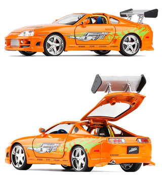 Fast and Furious Brian’s 1995 Toyota Supra High Simulation Diecast Metal Alloy Model Car kids Toy Gift Collection Alodia Store