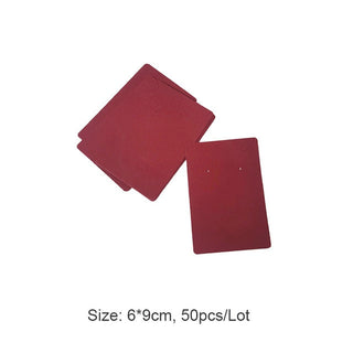 Fashion Wood Jewelry Display Necklace Charms Jewelry Display Tray Pendant Earrings Card Style Pendant Display Card Alodia Store