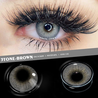 AMARA 1 Pair Colored Contact Lenses Natural Look Brown Eye Lenses Gray Contact Blue Lenses Fast Delivery Green Eye Alodia Store