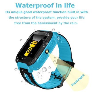 Kids Smart Watch Waterproof Touch Screen Video Camera Sim Card Call Phone S4 Smartwatch with Light GPS Locator For IOS Android Alodia Store