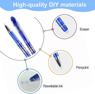 30 Pcs/set 0.35mm Kawaii Erasable Pens for Writing Notebooks Girls Cute alodia store