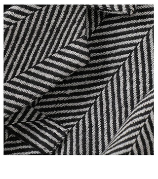 Women Coffee Stripe Formal Blazer business New Alodia Store