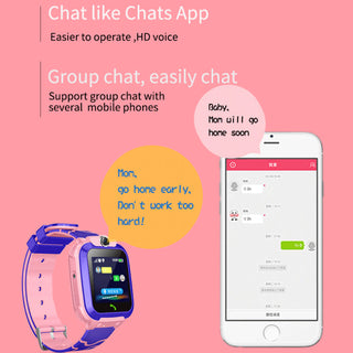 Kids Smart Watch 2023 New SOS Smartwatch For Children Sim Card LBS Location Photo Waterproof Gift For Boys and Girls IOS Android Alodia Store