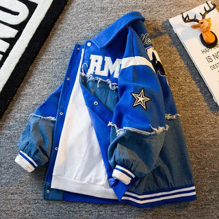 American retro denim jacket Alodia Store