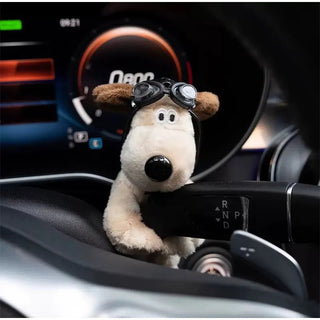Disney Wallace Gromit Cartoon Plush Toy Halloween Gift Car Decoration Doll Pilot Claw Shaped Turn Signal Alodia Store